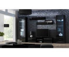 JUSTyou Soho IV Parete attrezzata Nero