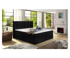 JUSTyou Fendy Letto Vi-Spring Nero 140x200