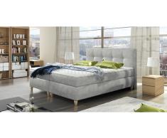 JUSTyou Malta Letto Vi-Spring Bianco 160x200