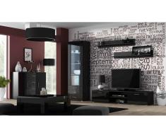 JUSTyou Soho II Parete attrezzata Nero
