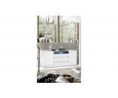 JUSTyou Mathilda III Credenza Bianco Extra lucido