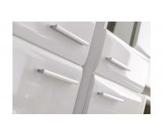 JUSTyou Fulda Parete attrezzata Rovere Sanremo|Bianco