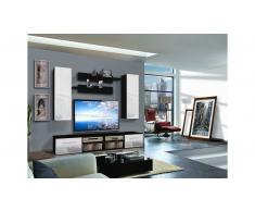 JUSTyou INVONTO A II Parete attrezzata Nero Bianco