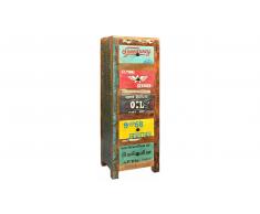 JUSTyou Dawy Cassettone Marrone Colorato