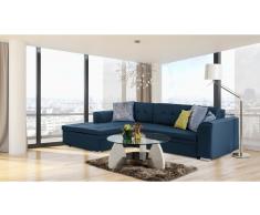 JUSTyou Fortuna I Divano angolare 165x270x80 cm Blu