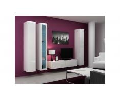 JUSTyou Set Vago XV Parete attrezzata Bianco