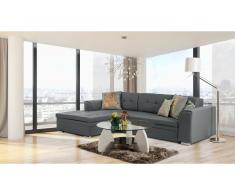 JUSTyou Fortuna I Divano angolare 165x270x80 cm Grigio