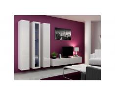 JUSTyou Set Vago II B Parete attrezzata Bianco