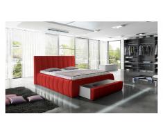 JUSTyou ROMA Letto matrimoniale 174x227x120 Rosso