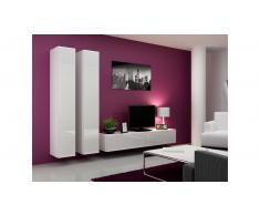 JUSTyou Set Vago IV A Parete attrezzata Bianco