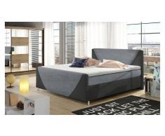JUSTyou Velvet Letto Argento | Grigio & 140x200