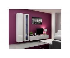 JUSTyou Set Vago III Parete attrezzata Bianco