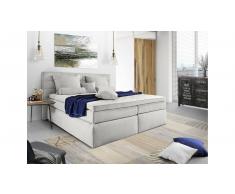 JUSTyou Lansing Letto Vi-Spring 140x200 cm Argento