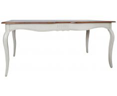 JUSTyou Verona Tavolo da pranzo Betulla Panna