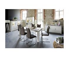 JUSTyou Amargo Tavolo da pranzo Pino | Bianco | Talpa