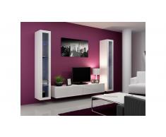 JUSTyou Set Vago V Parete attrezzata Bianco