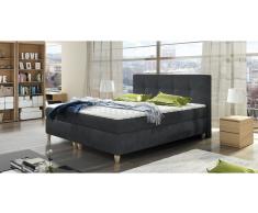 JUSTyou Malta Letto Vi-Spring Antracite 180x200
