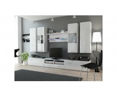 JUSTyou Set Dream II Parete attrezzata Bianco