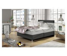 JUSTyou Cosy Letto Vi-Spring Bianco | Grigio 140x200
