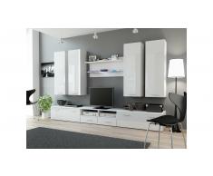 JUSTyou Set Dream III Parete attrezzata Bianco