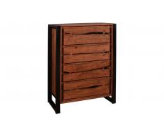 JUSTyou Ebbie Cassettone Marrone Nero