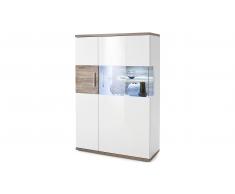 JUSTyou Indio Credenza Bianco | Rovere Stirling