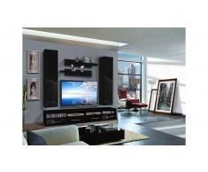 JUSTyou CLIVO D II Parete attrezzata Nero