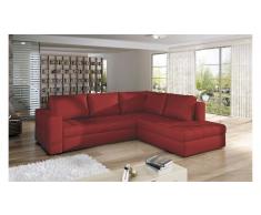 JUSTyou CAMINO Divano angolare 220x265x90 cm Rosso