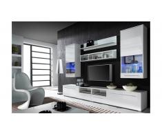 JUSTyou Set Luna Parete attrezzata Bianco