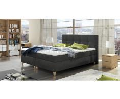JUSTyou Malta Letto Vi-Spring Grigio 180x200