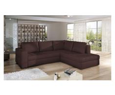 JUSTyou CAMINO Divano angolare 220x265x90 cm Marrone
