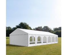 tendapro.it Tendone 6x12m PVC bianco Gazebo per Feste e Giardino