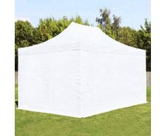 tendapro.it Gazebo Pieghevole 3x4,5m bianco Padiglione Richiudibile Automatico