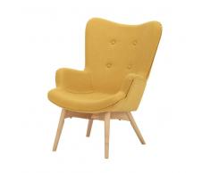 Maisons du Monde Poltrona scandinava gialla per bambini Iceberg