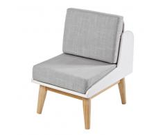 Maisons du Monde Poltrona libreria vintage bambino bianca Pastel