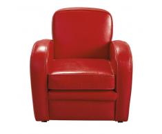 Maisons du Monde Poltrona club rossa per bambini Teddy