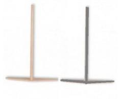 Accessori per Crepes - Rastrello T in Legno + Rastrello T in Inox - Modello KRT18