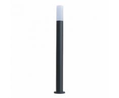 Palo 100cm Lampione Giardino Esterno lampada e27 led Lampioncino PG-2-100CM-NERO