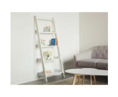 Scaffale in legno bianco - MOBILE TRIO