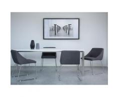 Sedia per sala da pranzo, grigio scuro ARCATA