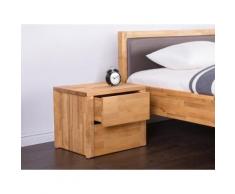 Comodino in legno da 2 cassetti - CARRIS ARRAS