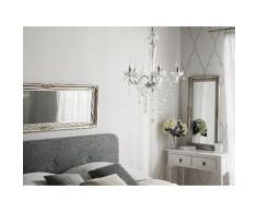 Lampadario in cristallo, color argento - LOCONE