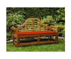 Cuscino impermeabile da esterno in color terracotta - Per panchina Marlboro 180cm