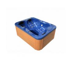 Vasca idromassaggio da esterno per 4 persone colore blu LAGOON