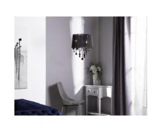 Lampadario in cristallo nero EVANS