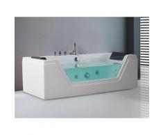 Vasca da bagno rettangolare in acrilico con idromassaggio - SAMANA