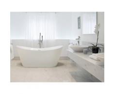 Vasca da bagno freestanding ovale in acrilico bianco - ANTIGUA