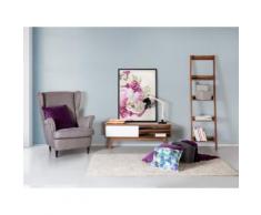 Scaffale in legno marrone color noce - MOBILE DUO
