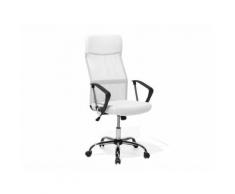 Sedia da ufficio con altezza regolabile bianca DESIGN