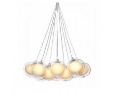 ICHENDORF MILANO lampada a sospensione HAPPY PILL (10 lampade da Ø 16 cm - Vetro)